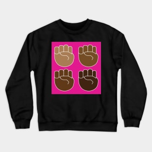 Fight the good fight-pink Crewneck Sweatshirt